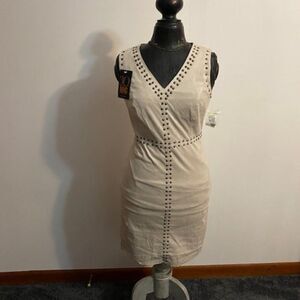 INC International Concepts Vanilla sleeveless dress, size 4